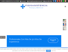 Tablet Screenshot of fisioasistencia.com